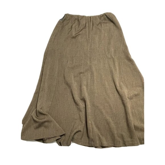 KOOS OF COURSE ART TO WEAR Skirt Tweed Animal Print Leather Women's Size 12 - Picture 7 of 10